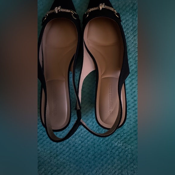 Streetwear Society Black Slingback Heels - Picture 8 of 9